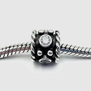 Pandora Oxy Crown Cubic Zirconia Sterling Silver Charm